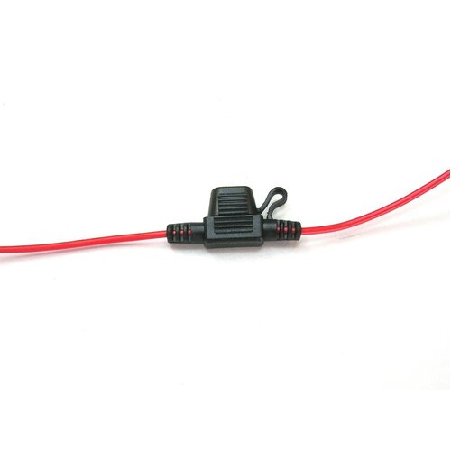 Mini blade inline fuse holder with 50cm wire loop