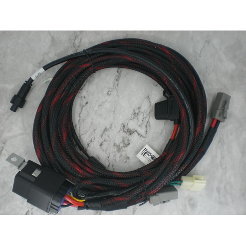 Heavy Duty Wiring Loom for Lightbars & LED Lights. Built-in Smart Input Polarity Protection.