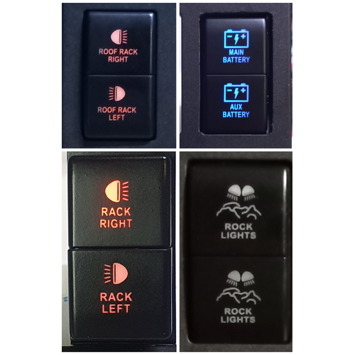 Nissan Tall Dual Push Switch : Custom Design