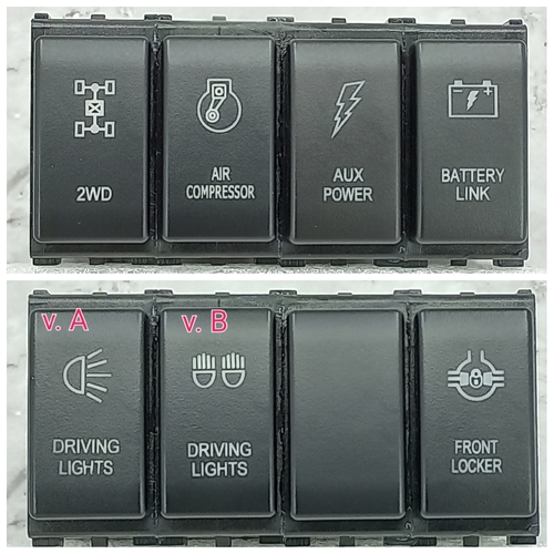 Nissan Tall Single Push Switch -Tall